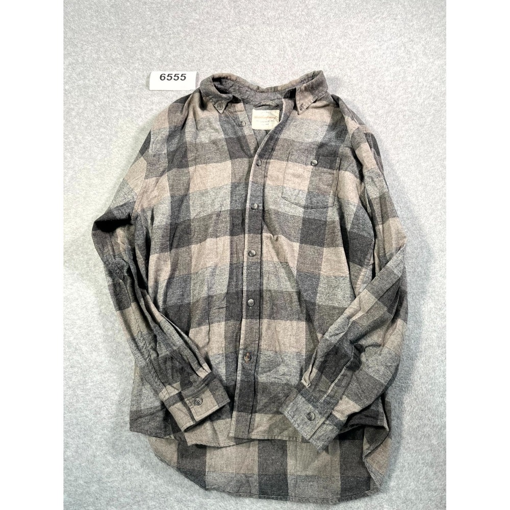 Vintage Weatherproof Flannel Shirt Mens XL Multicolor Plaid Collared Button Down